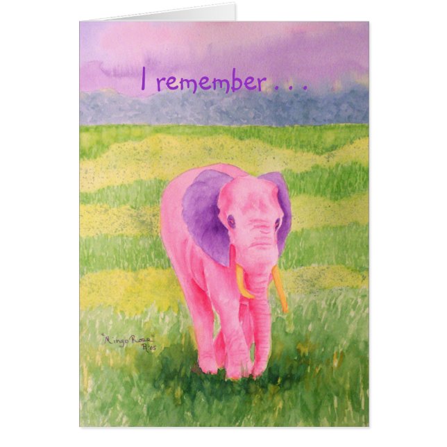 Mingo steg mig minns. Kort (Framsidan)