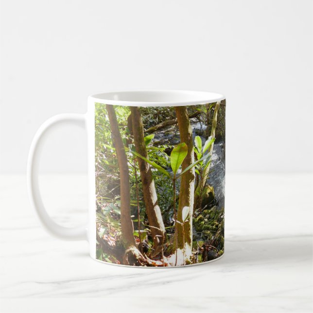 Mingus Creek i Smoky Mountains Kaffemugg (Vänster)