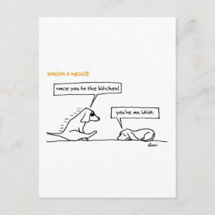 Mingus & Maggie >> Tävling Vykort