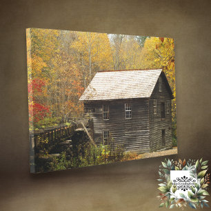 Mingus Mill Smoky Mountains Canvastryck