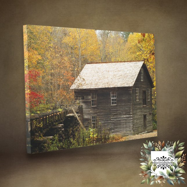 Mingus Mill Smoky Mountains Canvastryck (Skapare uppladdad)
