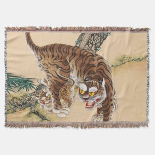 Minhwa Koreansk Fult Tiger Filt