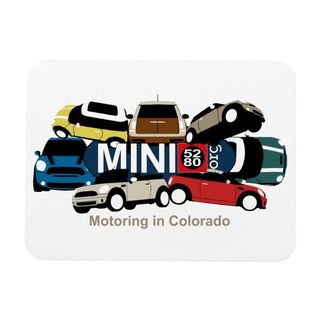MINI5280 Motoring in Colorado Magnet (Horisontell)