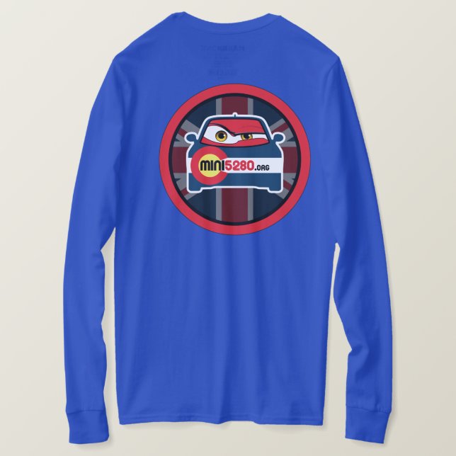 MINI5280 Unisex Långvarig T-Shirt-Sleeve T Shirt (Design baksida)