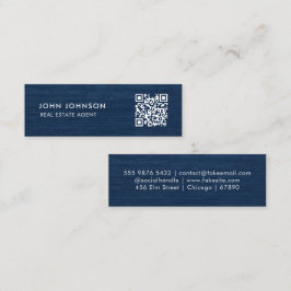 Mini-Affärskort för QR-kod Mini Visitkort