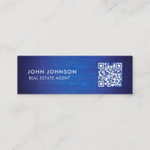 Mini-Affärskort för QR-kod
