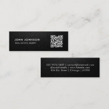 Mini-Affärskort för QR-kod