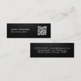 Mini-Affärskort för QR-kod Mini Visitkort