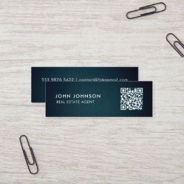 Mini-Affärskort för QR-kod Mini Visitkort