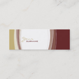 MINI-AFFÄRSKORTET: kurvor 10 Mini Visitkort
