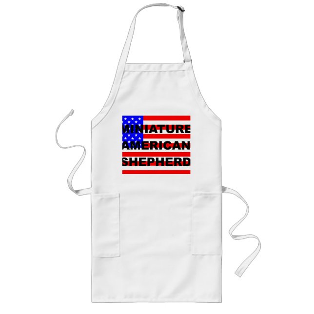 mini am aussie usa-flagga långt förkläde (Framsidan)