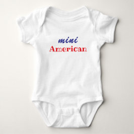 Mini Amerikan, Sött Babygåva, Tjej, Pojke, Unisex T Shirt