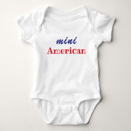 Mini Amerikan, Sött Babypresent, Tjej, Pojke, Unis T Shirt