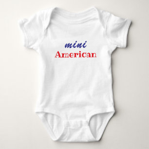 Mini Amerikan, Sött present till bebis, Tjej, Pojk T Shirt