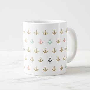 Mini Anchor Mönster Jumbo Mugg