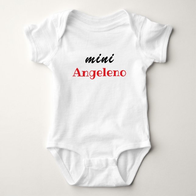 Mini Angeleno, present till baby, flicka, pojke, u T Shirt (Framsida)