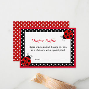 Mini-anteckningskort för Cute Ladybug Tack Anteckningskort