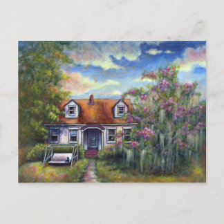 Mini Art Cat Träd Moss Swing Southern Home Kärlek Vykort