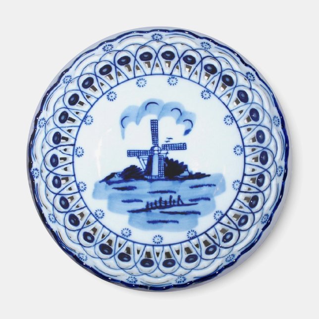 Mini Art Delft Plate Magnet (Framsidan)