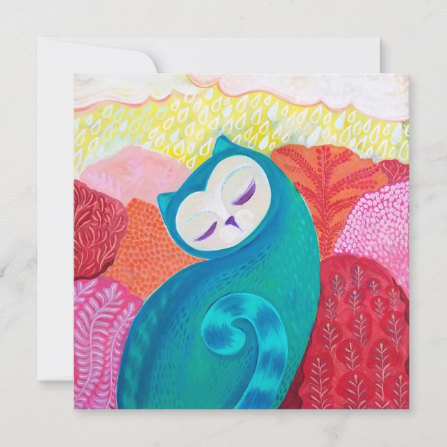 Mini Art-utskrift i september Inbjudningar (Framsida)