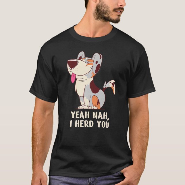 Mini Aussie Shepherd Hund Nej, jag beställde dig T Shirt (Framsida)