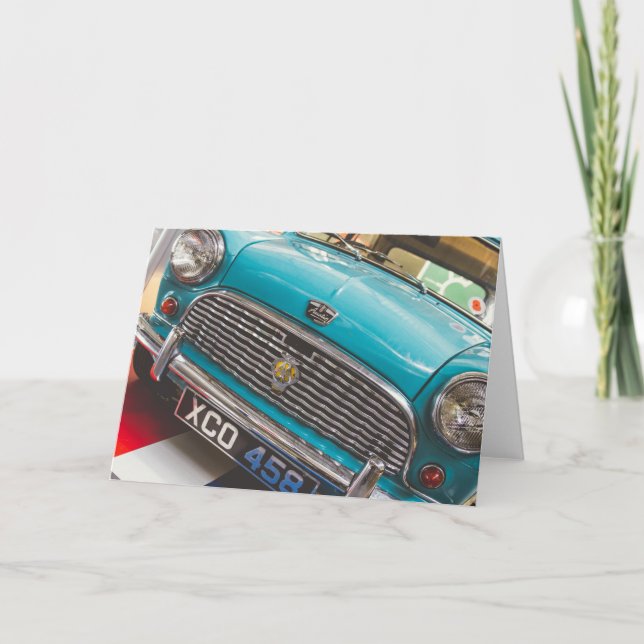 Mini Austin Hälsning Card Kort (Framsida)