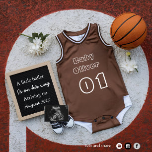 Mini Baller basket boll gravid Inbjudningar