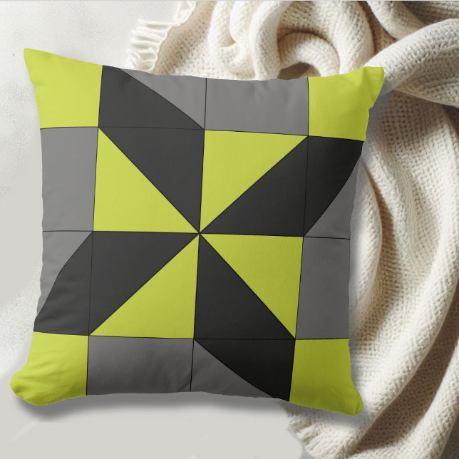 Mini Barn Quilt Clay's Choice Dekorativ kudde (Skapare uppladdad)