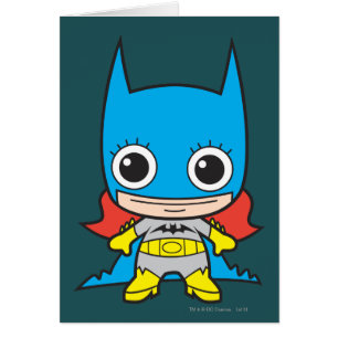 Mini Batgirl Hälsningskort