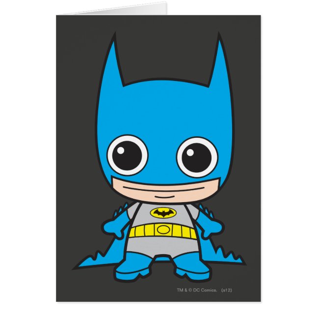 Mini Batman Hälsningskort (Framsidan)