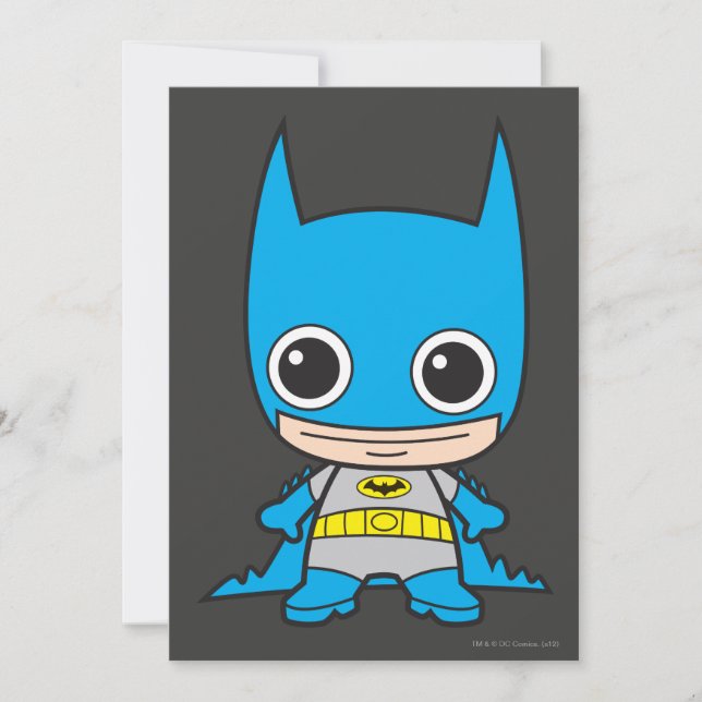 Mini Batman Inbjudningar (Framsida)