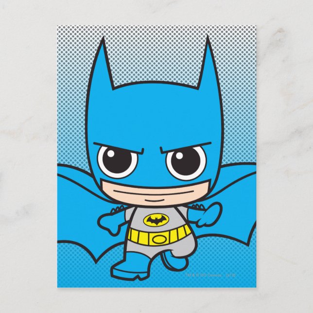 Mini Batman Running Vykort (Framsida)