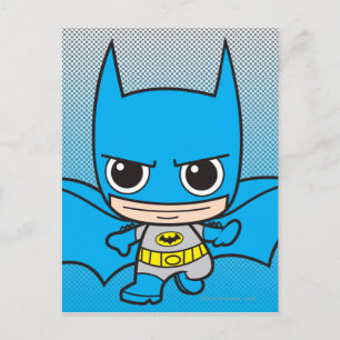 Mini Batman Running Vykort