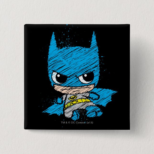 Mini Batman Sketch Knapp (Framsida)
