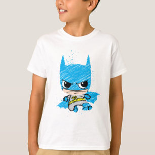 Mini Batman Sketch Tee Shirt