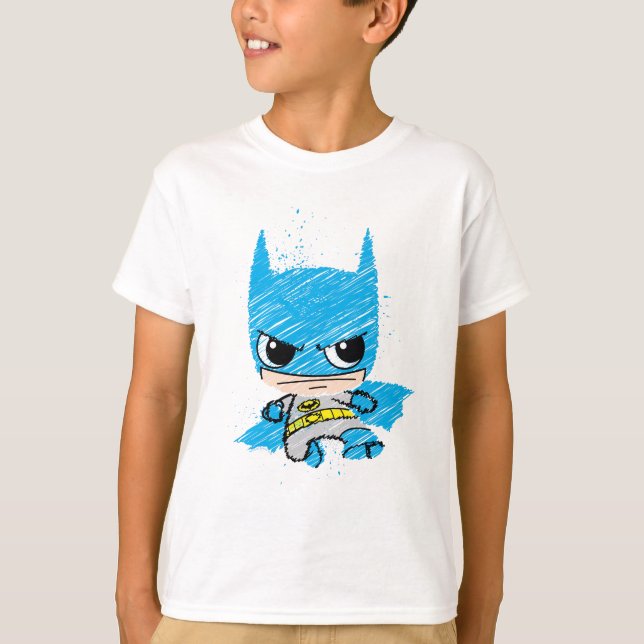 Mini Batman Sketch Tee Shirt (Framsida)