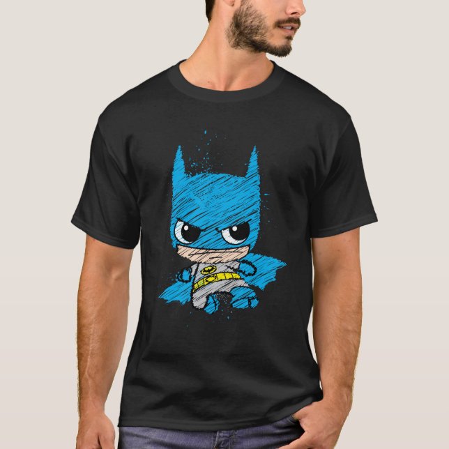 Mini Batman Sketch Tee Shirt (Framsida)