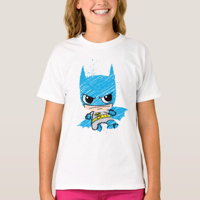 Mini Batman Sketch Tee Shirt (Framsida)