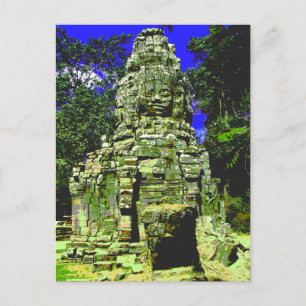 Mini Bayon [Redux] ... Siem Reap, Kambodja Vykort