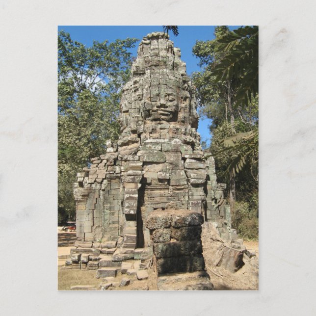 Mini Bayon ... Ta Prohm, Angkor Wat, Kambodja Vykort (Framsida)