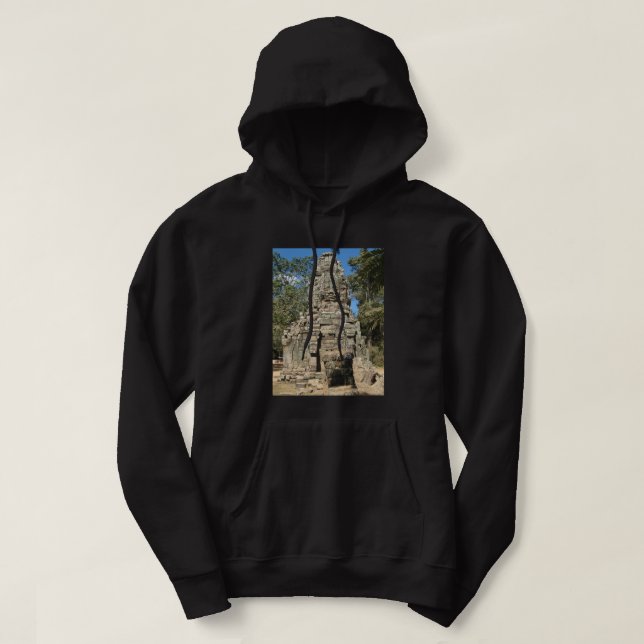 Mini Bayon ... Ta Prohm, Siem RAP, Kambodja Tröja Med Luva (Design framsida)