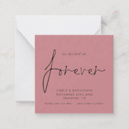 MINI | Beslut om att spara datumet för Dusty Ro Anteckningskort