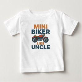 Mini Biker som farbror Coola motorcykel T Shirt