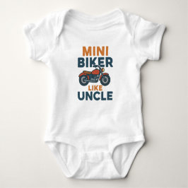 Mini Biker som farbror Coola motorcykel T Shirt