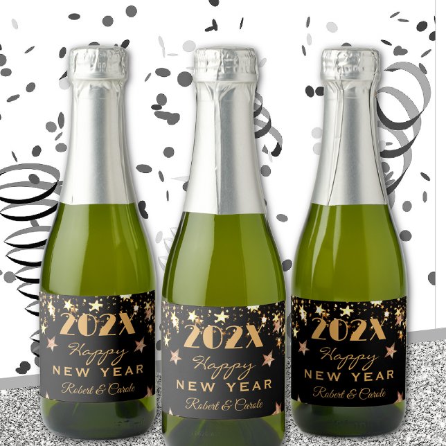 Mini Black & Guld (10) Gott nytt år Mini (Skapare uppladdad)