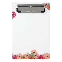 Mini Blommig Urklipp med Färgrika Blomningar