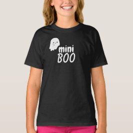 Mini BOO Halloween Cute Ghost Family Matching Girl T Shirt