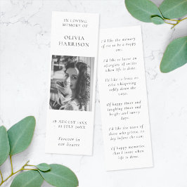 Mini Bookmark-kort för funktionellt minnesminne Visitkort
