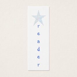 Mini Bookmark-kort, Star Reader Litet Visitkort