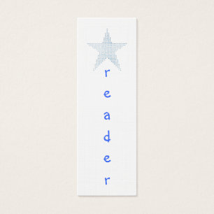 Mini Bookmark-kort, Star Reader Litet Visitkort